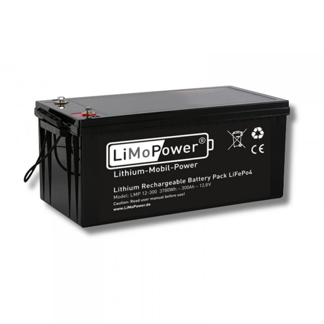LiMoPower Lithium Ionen Akku 300 Ah